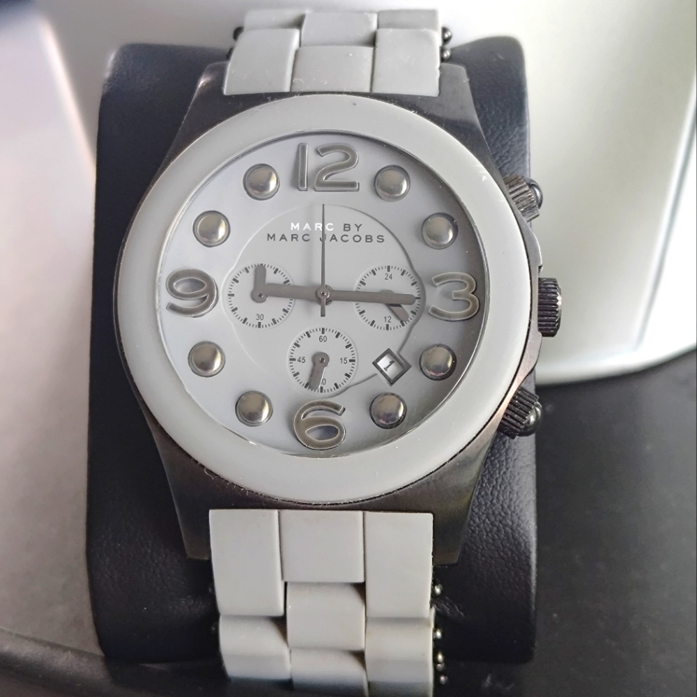 42mm Marc Jacobs Pelly Grey Dial Grey Watch for Women